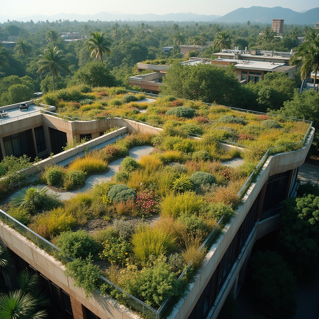 Green roof and garden